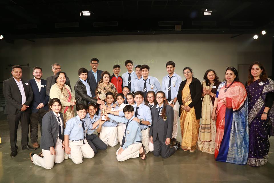    Brahm Dutt Blue Bells Public School PRESENTED A   CORNUCORPIA OF SYNERGY, SYMPHONY & ASSOCIATION AND LIFTED  THE OVERALL WINNERS TROPHY IN  CLICK-O-CAST AT BLUE BELLS MODEL SCHOOL